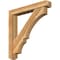 Ekena Millwork Balboa Craftsman Rough Sawn Bracket w/ Offset Brace, Western Red Cedar, 6"W x 38"D x 38"H BKT0604X38X38BOA04RWR - alternate 1